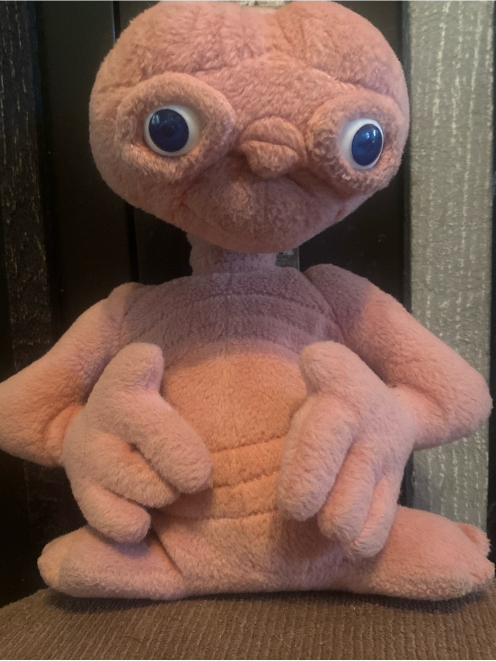 Vintage 1988 E.T. Extra Terrestrial 10" Pink Plush Doll by Applause with Tag